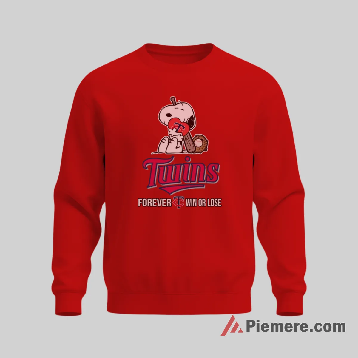 Minnesota Twins Forever Win Or Lose Snoopy Love Baseball Shirt on graphic shirt for men graphic tee