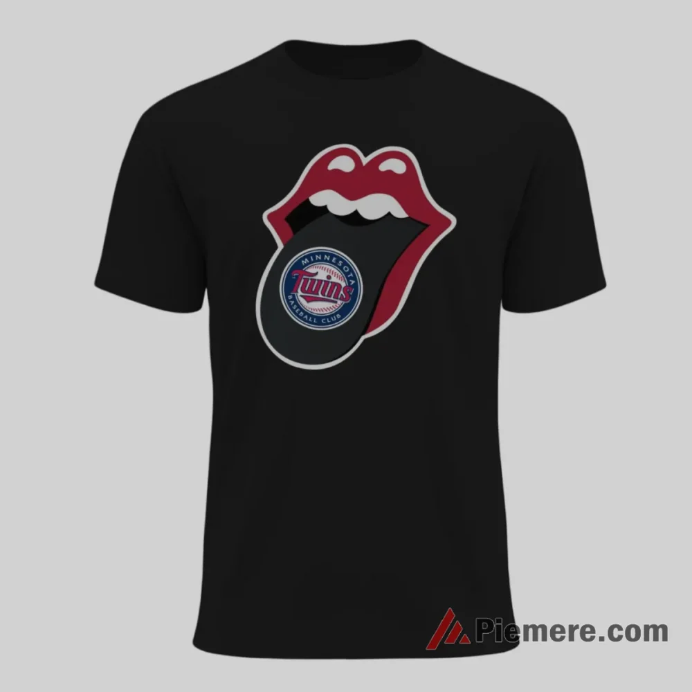 Minnesota Twins I Licked It So Its Mine Funny Baseball Shirt on black short sleeve shirt for men graphic tee