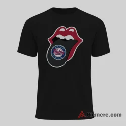 Minnesota Twins I Licked It So Its Mine Funny Baseball Shirt on black short sleeve shirt for men graphic tee