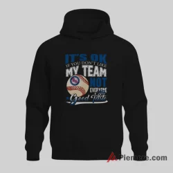 Minnesota Twins Not Everyone Has Good Taste Baseball Shirt on black hoodie for men graphic tee