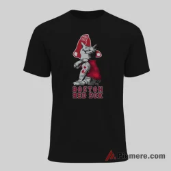 My Cat Loves Boston Red Sox Baseball Shirt on black short sleeve shirt for men graphic tee