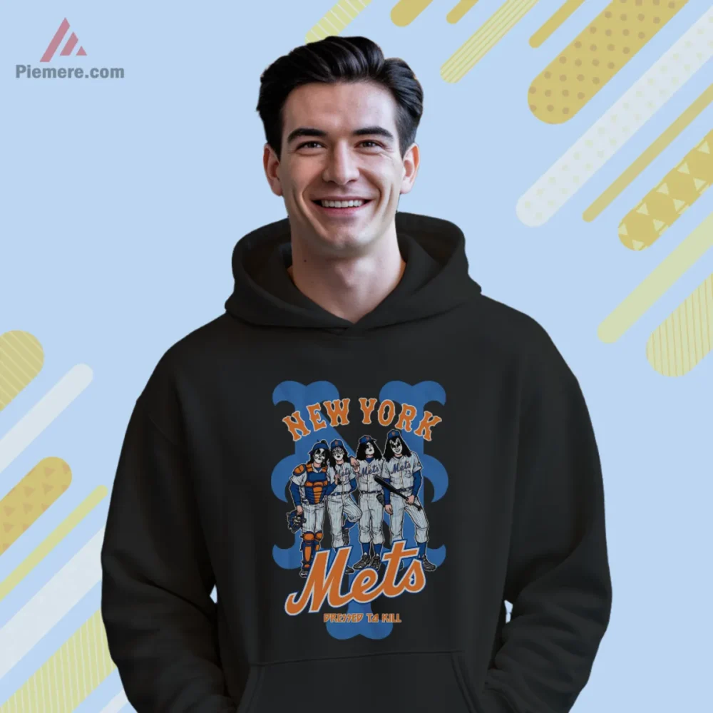 Black hoodie with iconic face paint inspired lineup