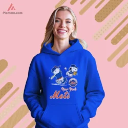 Royal blue hoodie featuring Charlie Brown and Snoopy