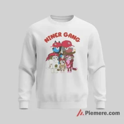 Niner Gang San Francisco 49ers Cartoon Squad Shirt on graphic shirt for men graphic tee