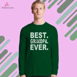 Packers Best Grandpa Ever long sleeve in forest green