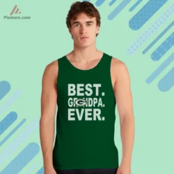 Packers Best Grandpa Ever tank top in forest green