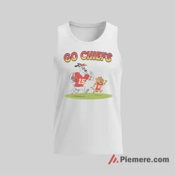 Ruff And Reddy Kansas City Chiefs Go Chiefs Field Dash Shirt on white tank top for men graphic tee