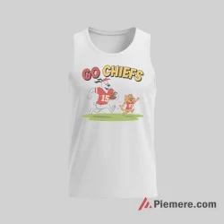 Ruff And Reddy Kansas City Chiefs Go Chiefs Field Run Shirt on white tank top for men graphic tee