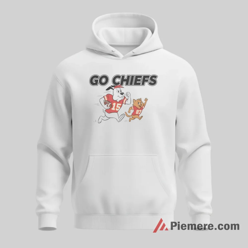 Ruff And Reddy Kansas City Chiefs Go Chiefs Field Sprint Shirt on white hoodie for men graphic tee