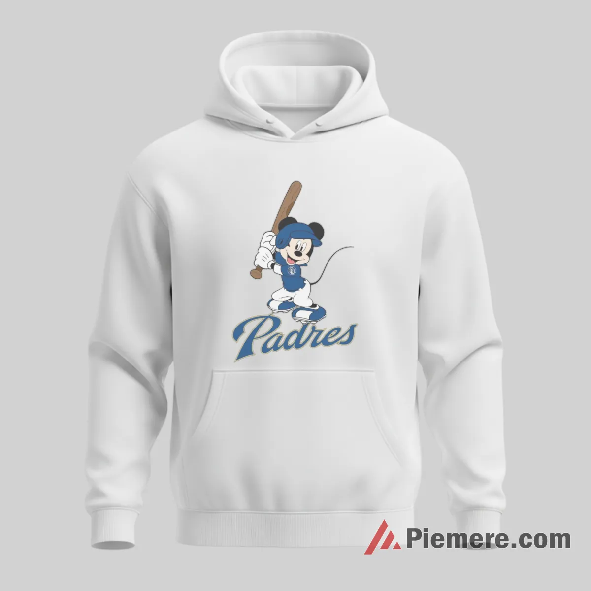 San Diego Padres Happy Mickey Mouse Baseball Fan Shirt on white hoodie for men graphic tee