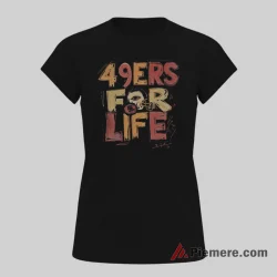 San Francisco 49ers Crayon Art Football Shirt on black short sleeve shirt for women graphic tee