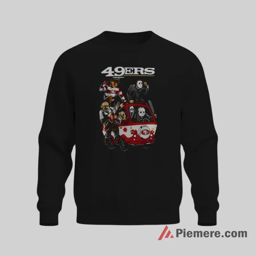 San Francisco 49ers Horror Movie Mashup Shirt on graphic shirt for men graphic tee