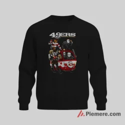 San Francisco 49ers Horror Movie Mashup Shirt on graphic shirt for men graphic tee
