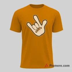 San Francisco Giants Rock Hand Mickey Mouse Baseball Shirt on orange short sleeve shirt for men graphic tee