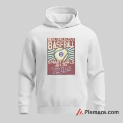 Smart Girls Love Minnesota Twins Baseball Shirt on white hoodie for men graphic tee