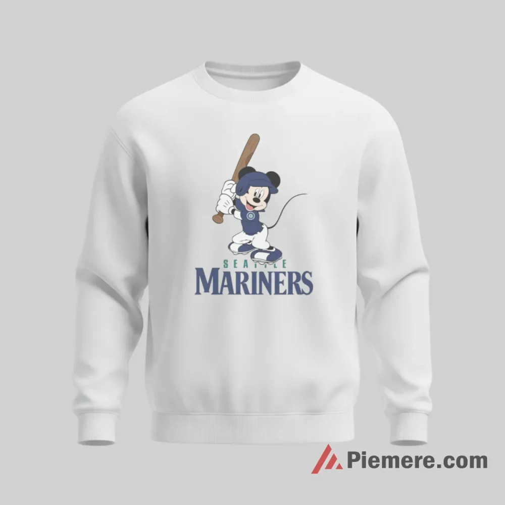 Smiling Mickey Mouse Seattle Mariners Game Day Shirt on graphic shirt for men graphic tee