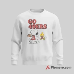 Snoopy Woodstock Go 49ers Classic Field Shirt on graphic shirt for men graphic tee