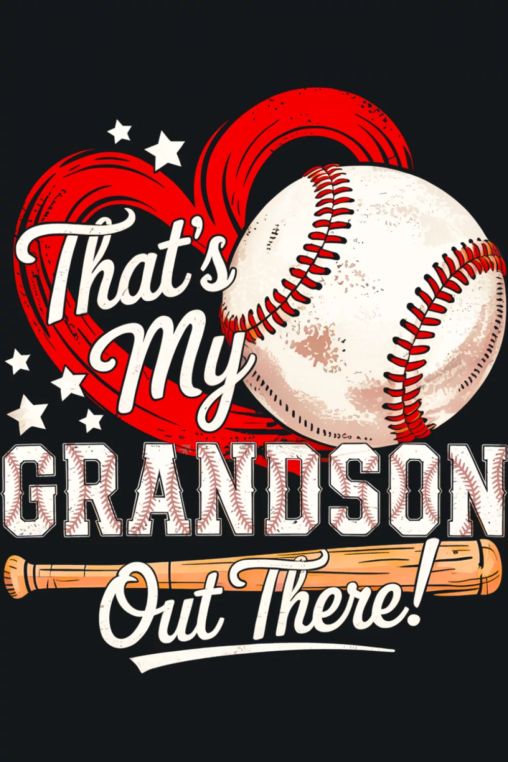 grandma and grandson baseball moment