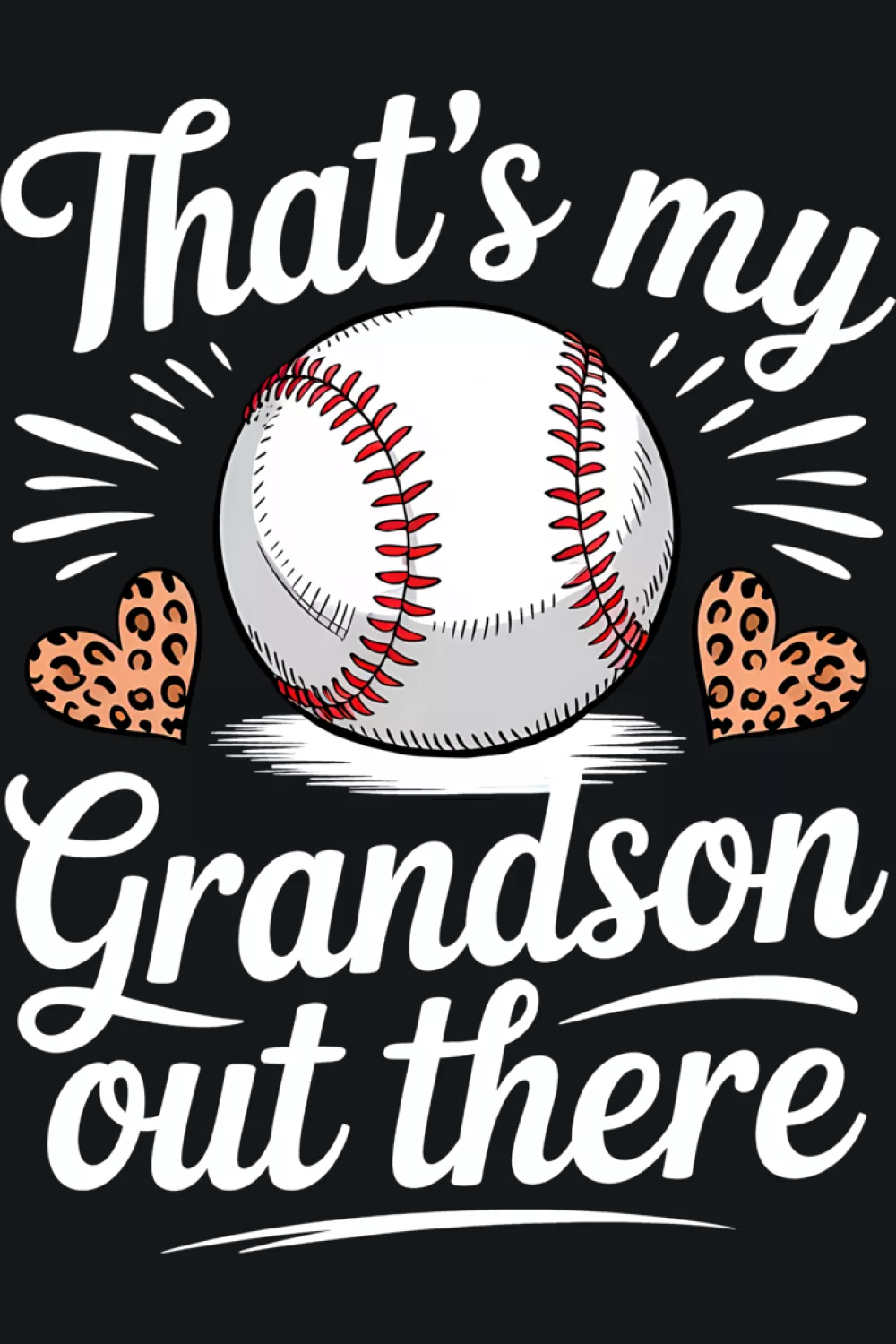 Grandma and grandson baseball pride moment