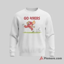 Tintin Snowy Go 49ers Game Day Action Shirt on graphic shirt for men graphic tee