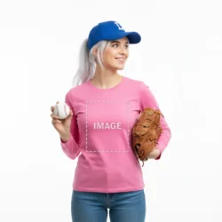 women long sleeve pink1